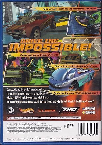 Hot Wheels World Race - PS2 (B Grade) (Genbrug)